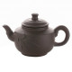 Чайник глиняный темно-коричневый Бамбук, 370 мл